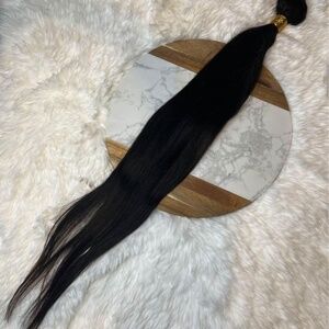 24 Inch Unprocessed 1 Black Virgin 100% Human hair Bundle